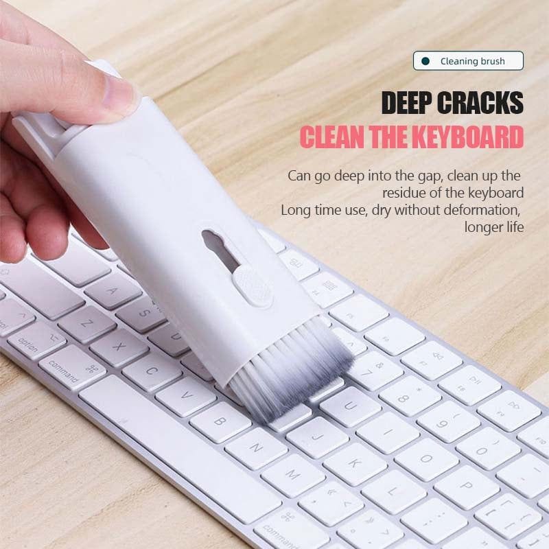 House Basket™ Multifunctional Bluetooth Headset Cleaning Pen Set Keyboard Cleaner Cleaning Tools Cleaner Keycap Puller Kit