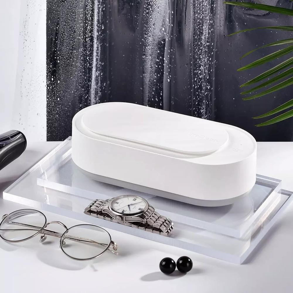 House Basket™ Clean Ultrasonic Cleaner Portable 45000Hz High-Frequency Vibration Cleaning Machine Jewelry Glasses Watch Cleaning