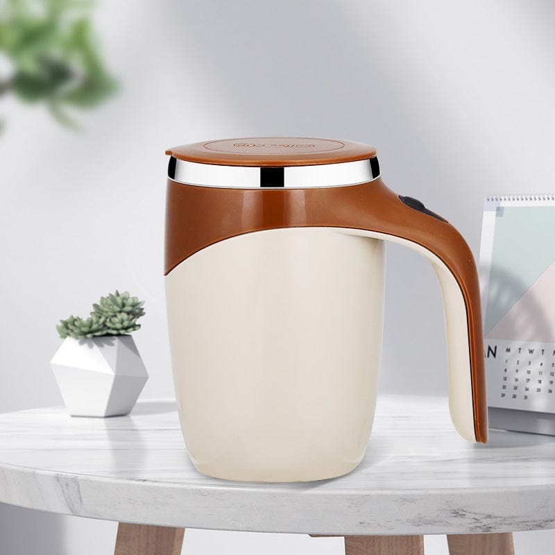 House Basket™ Rechargeable Model Automatic Stirring Cup Coffee Cup High Value Electric Stirring Cup Lazy Milkshake Rotating Magnetic Water Cup