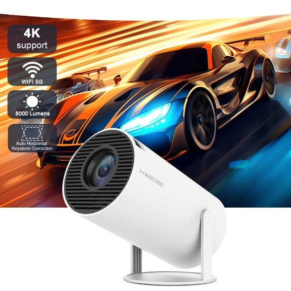 House Basket™ Magcubic Projector Hy300 4K Android 11 Dual Wifi6 200 ANSI Allwinner H713 BT5.0 1080P 1280*720P