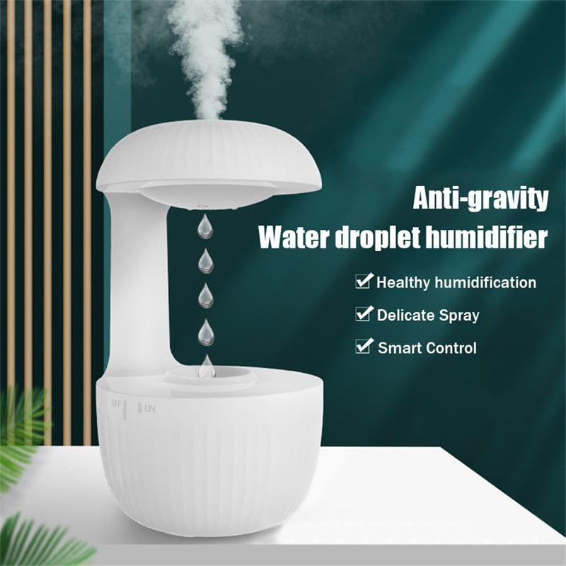 House Basket™ Anti-gravity Air Humidifier Mute Countercurrent Humidifier Levitating Water Drops Cool Mist Maker Fogger Relieve Fatigue