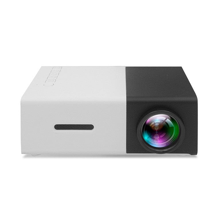 House Basket™ Portable Projector 3D Hd Led Home Theater Cinema HDMI-compatible Usb Audio Projector Yg300 Mini Projector