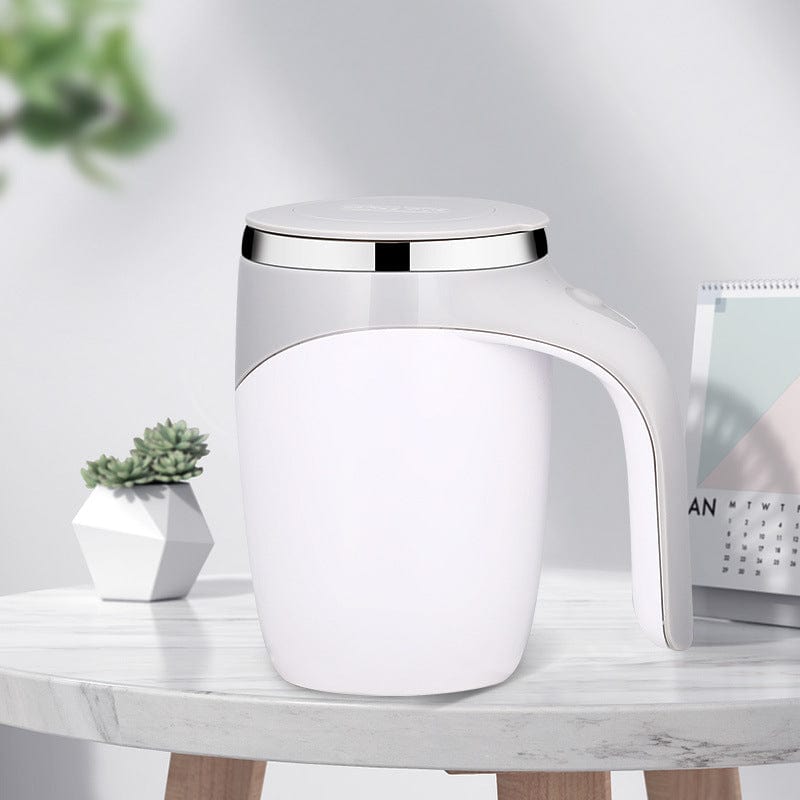 House Basket™ Rechargeable Model Automatic Stirring Cup Coffee Cup High Value Electric Stirring Cup Lazy Milkshake Rotating Magnetic Water Cup