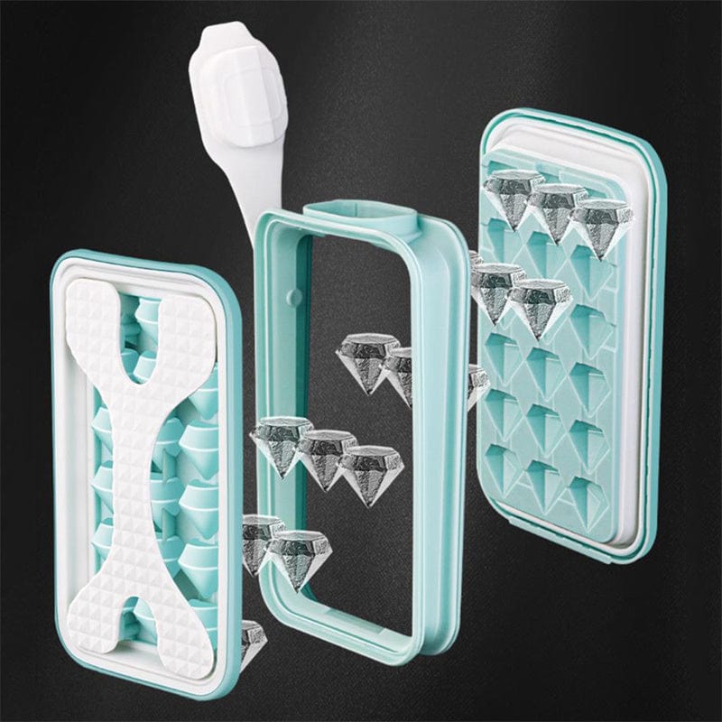 House Basket™ 2in1 Portable Silicone Ice Ball Mold Ice Maker Water Bottle Ice Cube Mould Bottle Creative Ice Ball Diamond Curling Summer Kitchen Gadgets