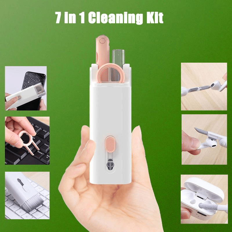 House Basket™ Multifunctional Bluetooth Headset Cleaning Pen Set Keyboard Cleaner Cleaning Tools Cleaner Keycap Puller Kit