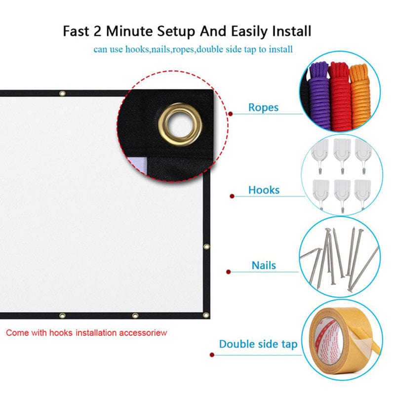 House Basket™ Shadow screen projector screen