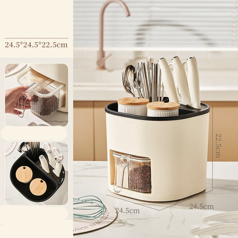 House Basket™ Kitchen Storage Multifunctional Large-capacity Chopstick Spoon Storage Holder Cutlery Knife Fork Kitchen Tools