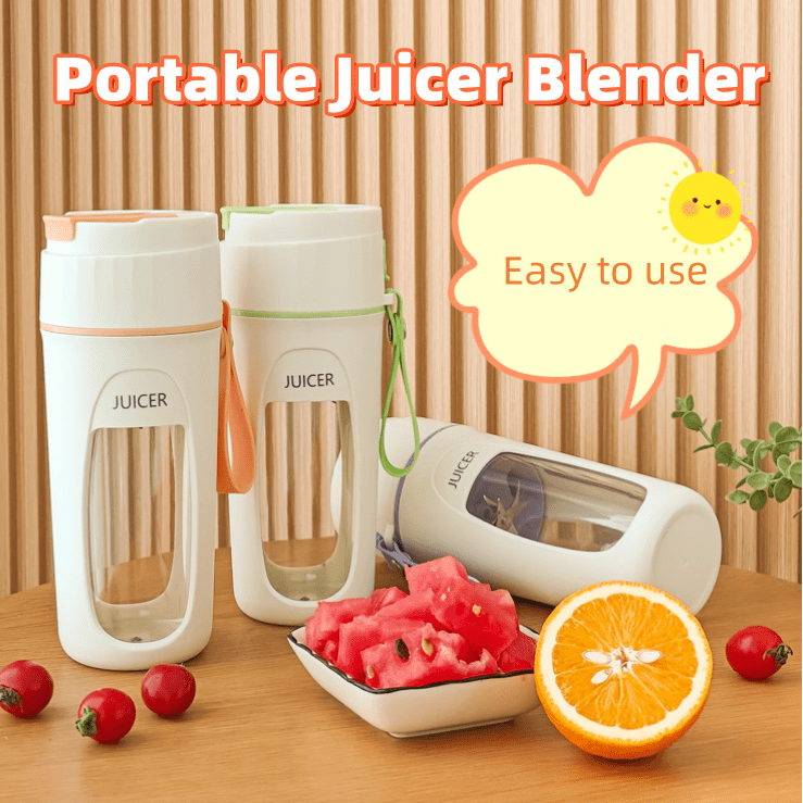 House Basket™ Portable Blender Electric USB Charging Outdoor Automatic Juicer Cup Juice Maker Kitchen Supplies