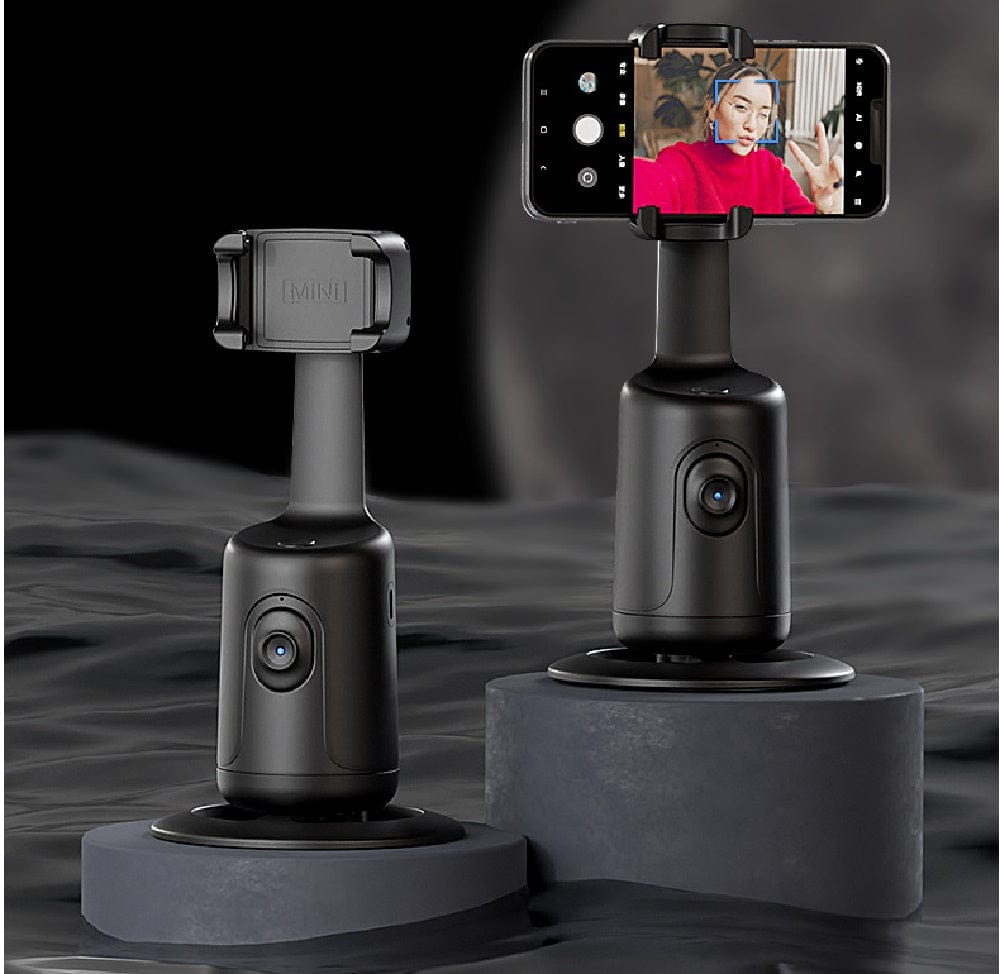 House Basket™ 360 Auto Face Tracking Gimbal AI Smart Gimbal Face Tracking Auto Phone Holder For Smartphone Video Vlog Live Stabilizer Tripod