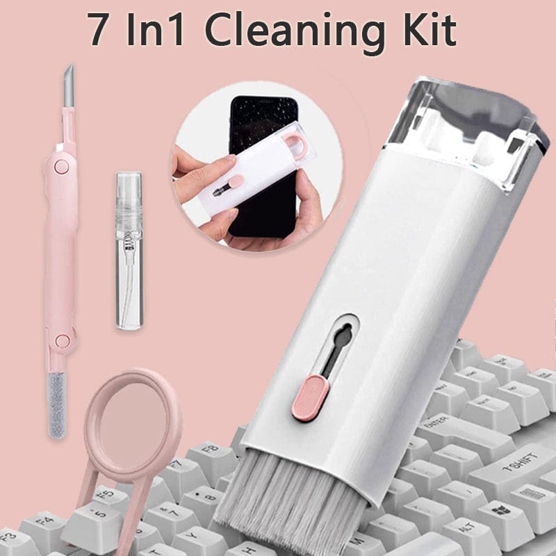 House Basket™ Multifunctional Bluetooth Headset Cleaning Pen Set Keyboard Cleaner Cleaning Tools Cleaner Keycap Puller Kit