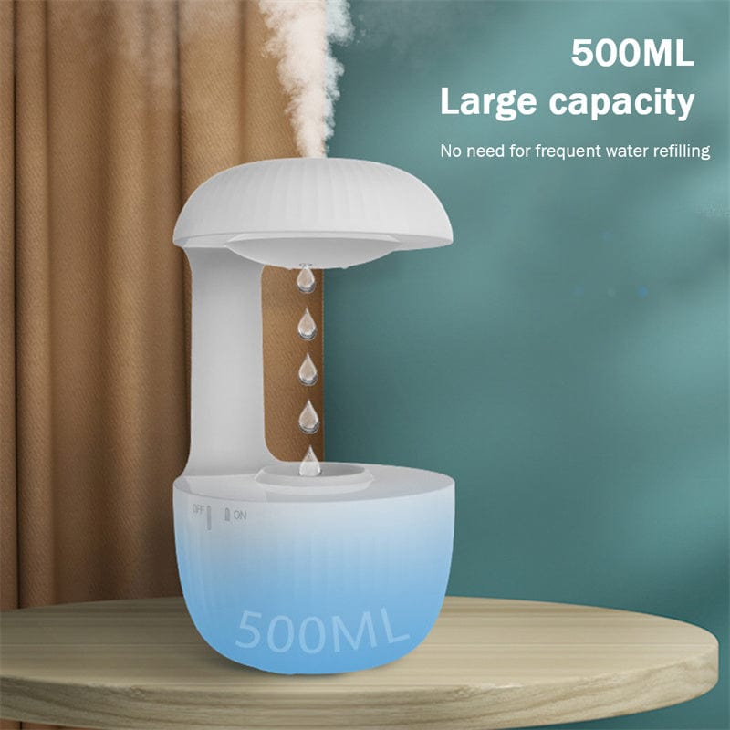 House Basket™ Anti-gravity Air Humidifier Mute Countercurrent Humidifier Levitating Water Drops Cool Mist Maker Fogger Relieve Fatigue