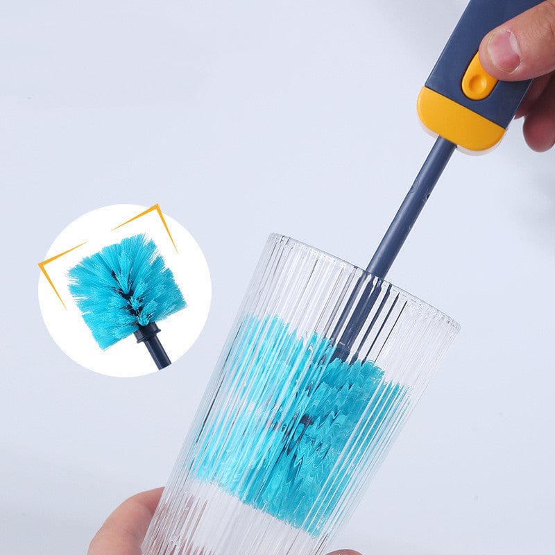 House Basket™ 4 In 1 Bottle Gap Cleaner Brush Multifunctional Cup Cleaning Brushes Water Bottles Clean Tool Mini Silicone U-shaped Brush Kitchen Gadgets