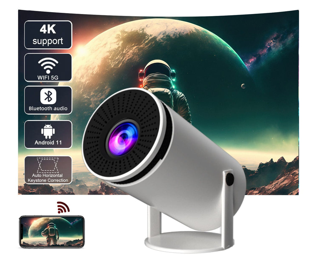 House Basket™ Magcubic Projector Hy300 4K Android 11 Dual Wifi6 200 ANSI Allwinner H713 BT5.0 1080P 1280*720P