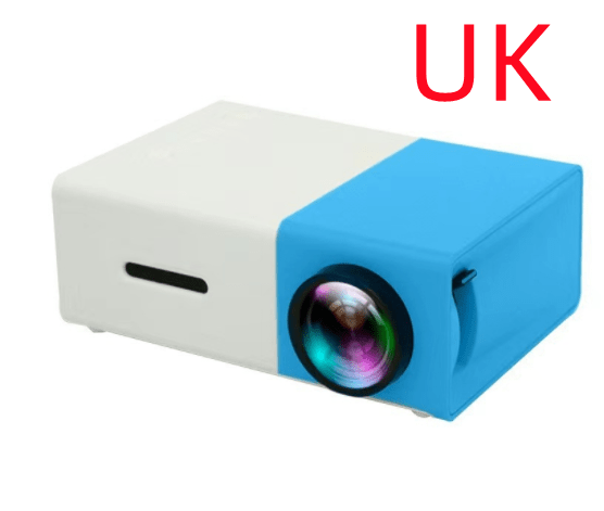 House Basket™ Portable Projector 3D Hd Led Home Theater Cinema HDMI-compatible Usb Audio Projector Yg300 Mini Projector