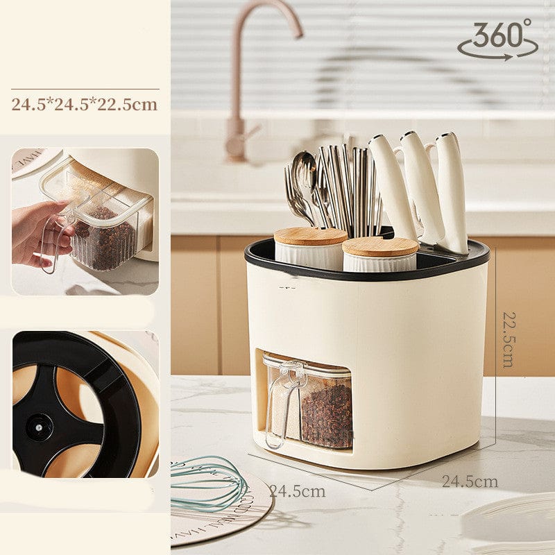 House Basket™ Kitchen Storage Multifunctional Large-capacity Chopstick Spoon Storage Holder Cutlery Knife Fork Kitchen Tools