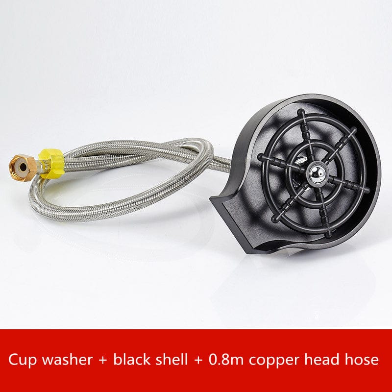 House Basket™ Bar Counter Cup Washer Sink High-pressure Spray Automatic Faucet Coffee Pitcher Wash Cup Tool Kitchen